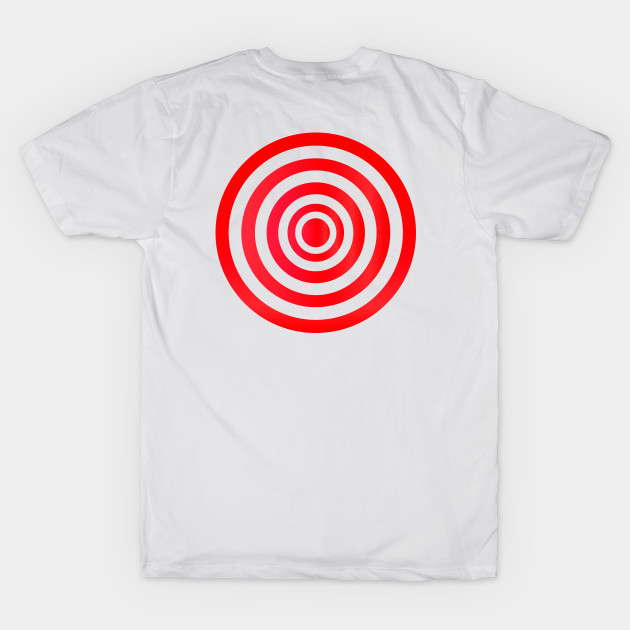 Target. Purpose. Red and white circles. by EvgeniiV